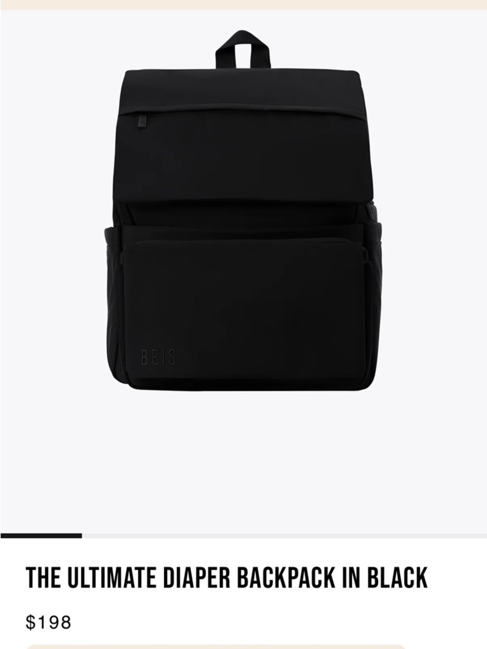 Beis Ultimate Diaper backpack!